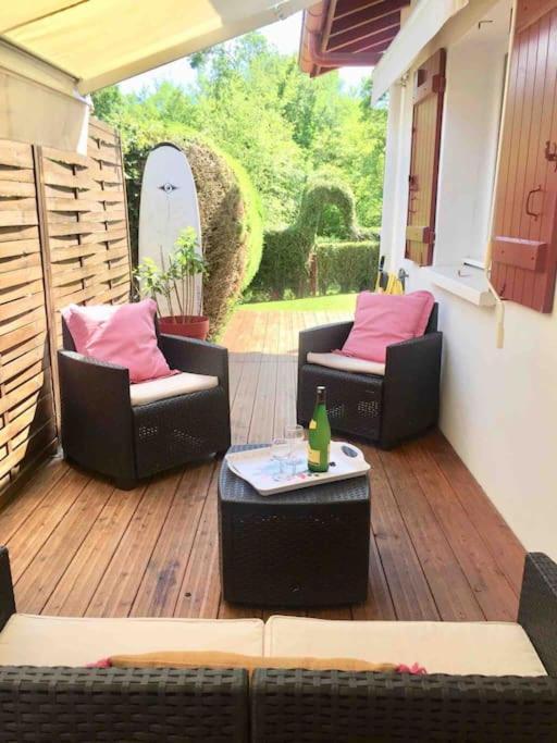 1Km Plage, Agreable Maison 6 Pers Classee 3* อองดาเย ภายนอก รูปภาพ